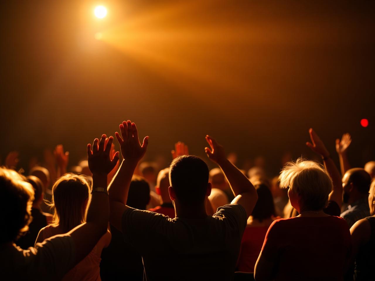 The H.O.S.T. congregation worshipping together
